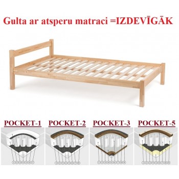 Gulta ar matraci KM-10 Gulta ar matraci KM-10
