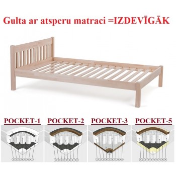 Gulta ar matraci KM-12 Gulta ar matraci KM-12