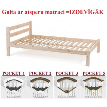 Gulta ar matraci KM-14 Gulta ar matraci KM-14