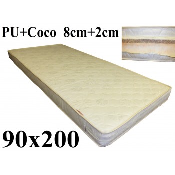 Porolona matracis ar Kokosu 90x200 (8+2) M-4 Porolona matracis ar Kokosu 90x200 (8+2) M-4