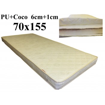 Porolona matracis ar Kokosu 70x155 (6+1) M-80