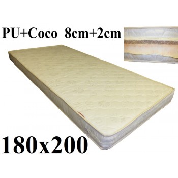 Porolona matracis ar Kokosu 180x200 (8+2) M-41 Porolona matracis ar Kokosu 180x200 (8+2) M-41
