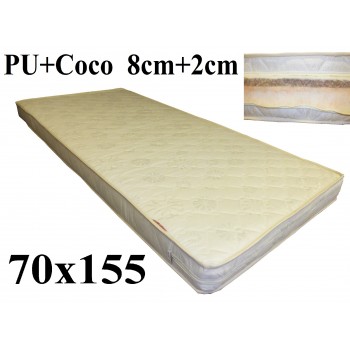 Porolona matracis ar Kokosu 70x155 (8+2) M-82 Porolona matracis ar Kokosu 70x155 (8+2) M-82