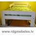 Pagarināmā Bērza gulta 5011-STRV-2 Pagarināmā Bērza gulta 5011-STRV-2